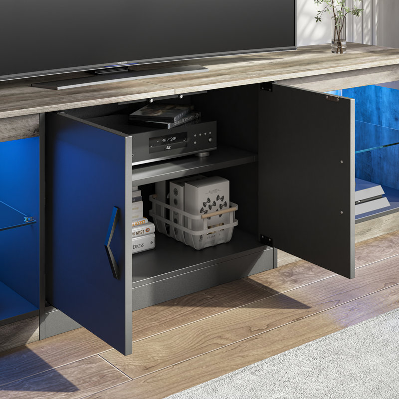 Wade Logan® Brandenburg TV Stand for TVs up to 75" & Reviews Wayfair